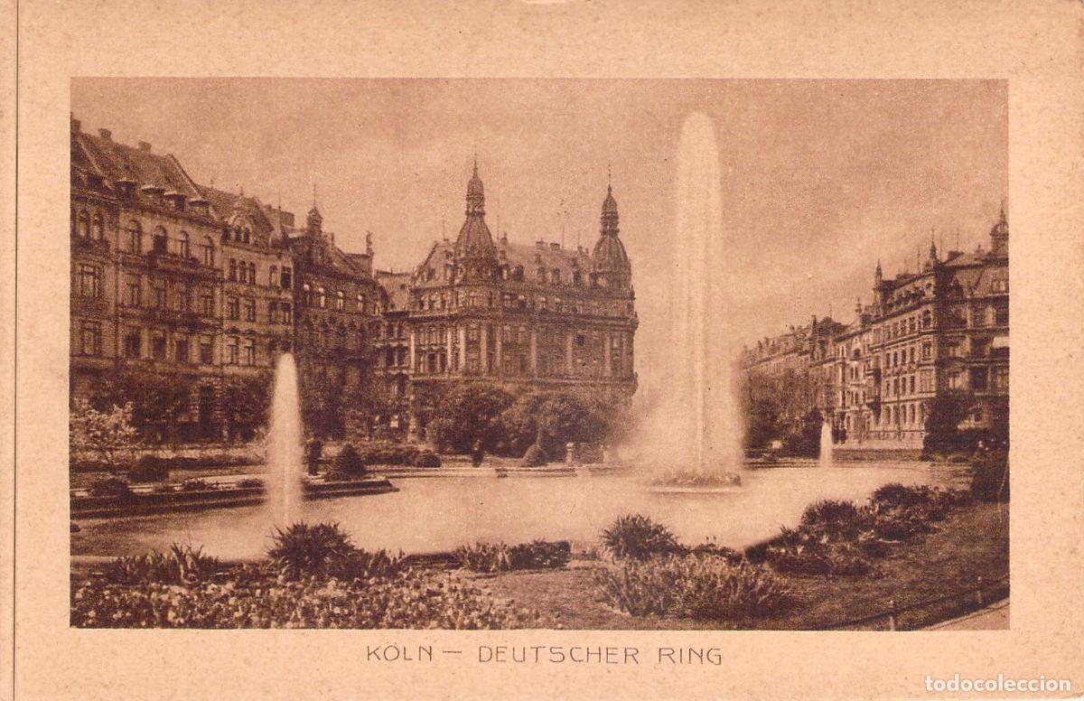 Postales: Postal de Colonia Alemania - Deutscher Ring y Fuentes