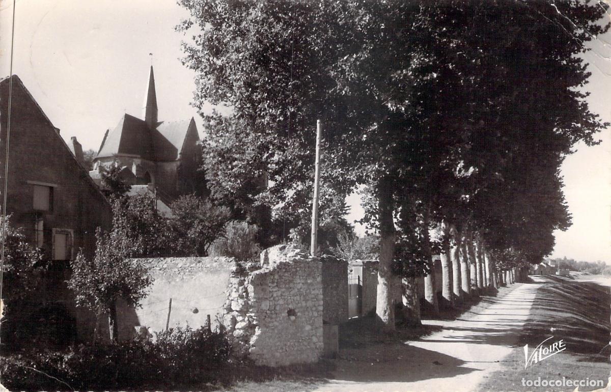 Postales: Postal de Saint-Dy&eacute;-sur-Loire, Francia: Los muelles y la iglesia