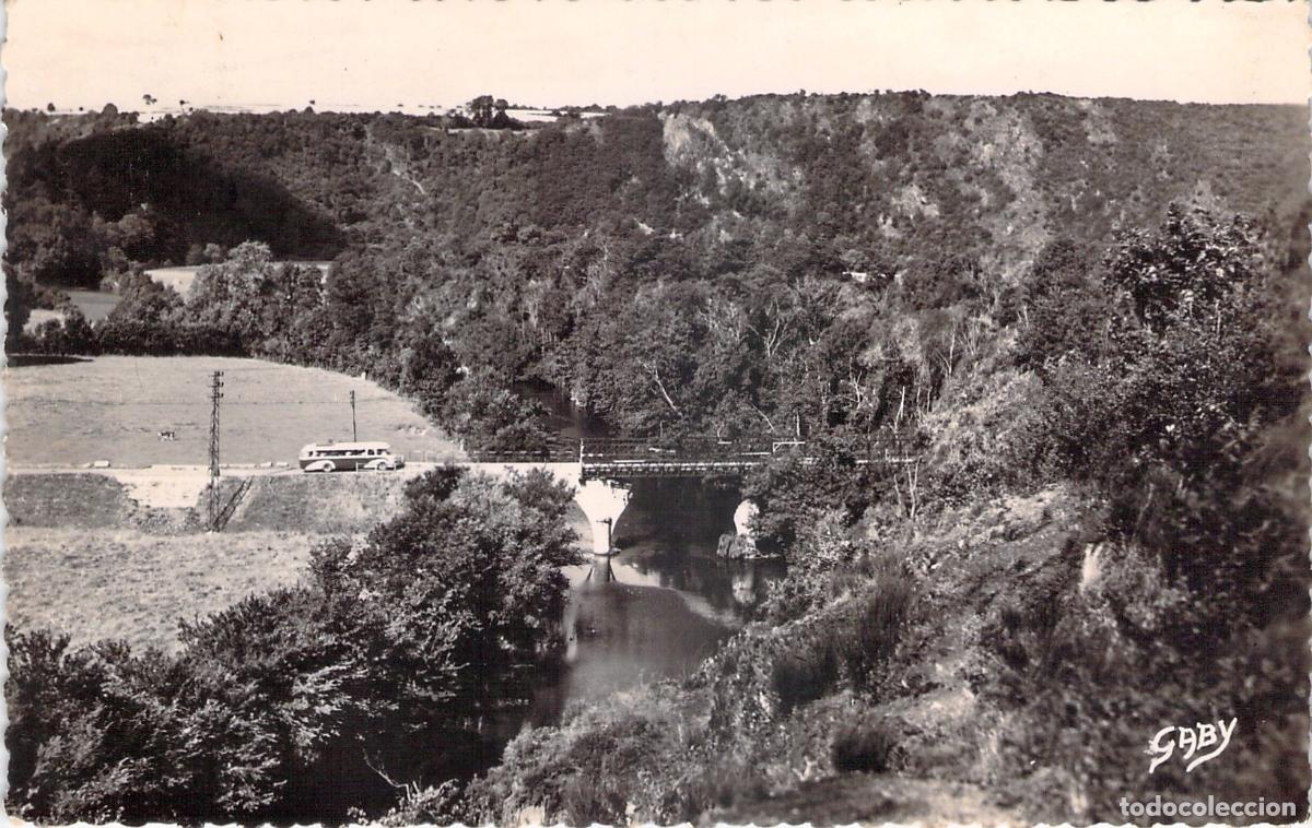 Postales: Postal de Thury-Harcourt, Boucle de l'Orne y Pont de la Tranch&eacute;e du Hom