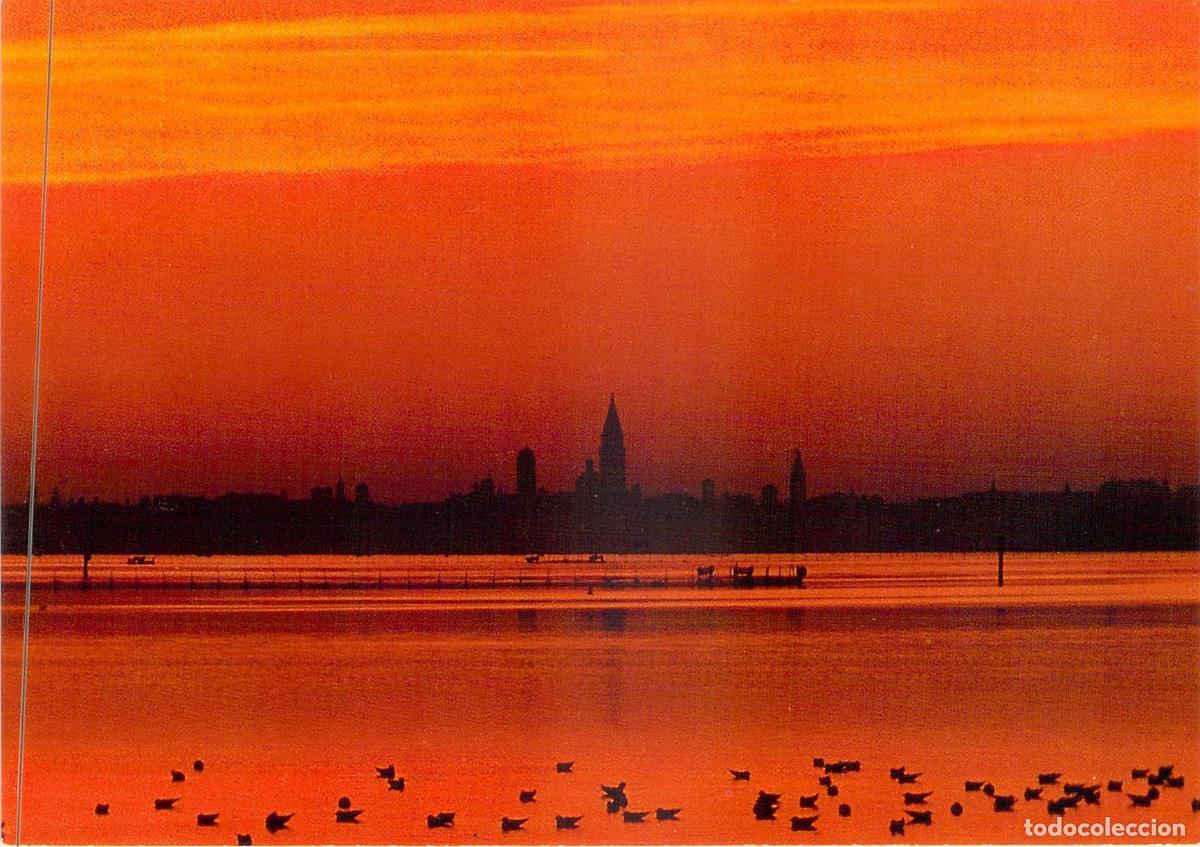 Postales: Postal Atardecer en la Laguna de Venecia, Italia