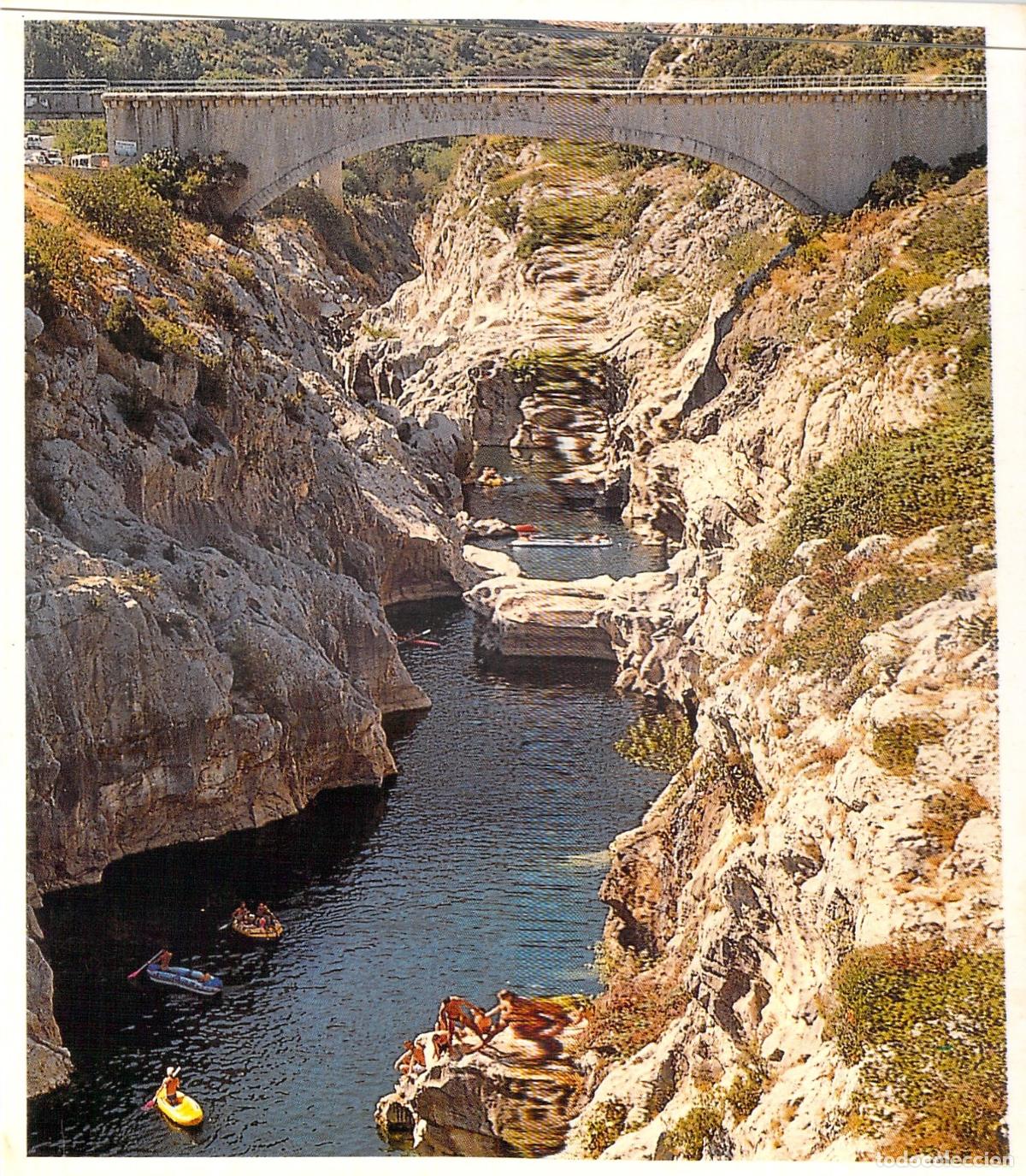 Postales: Postal Saint-Guilhem-le-D&eacute;sert, Gorges de l'H&eacute;rault y Pont du Diable