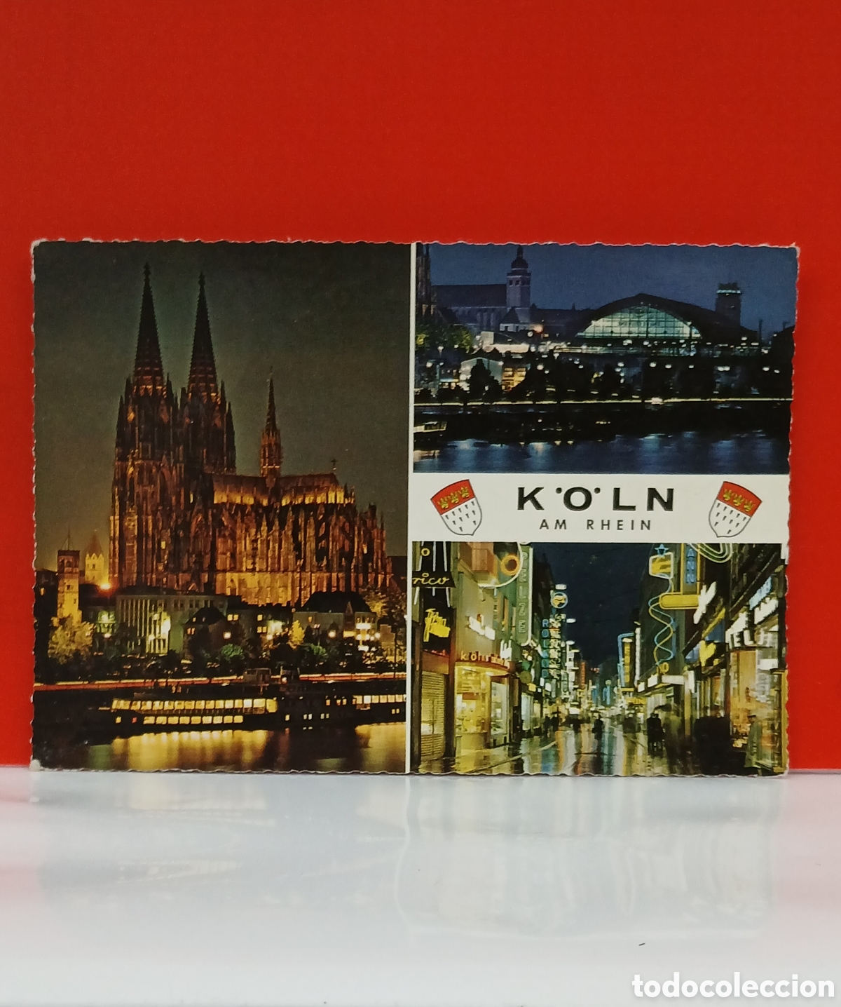 Postales: POSTAL ANTIGUA K&Ouml;LN AM RHEIM 1964