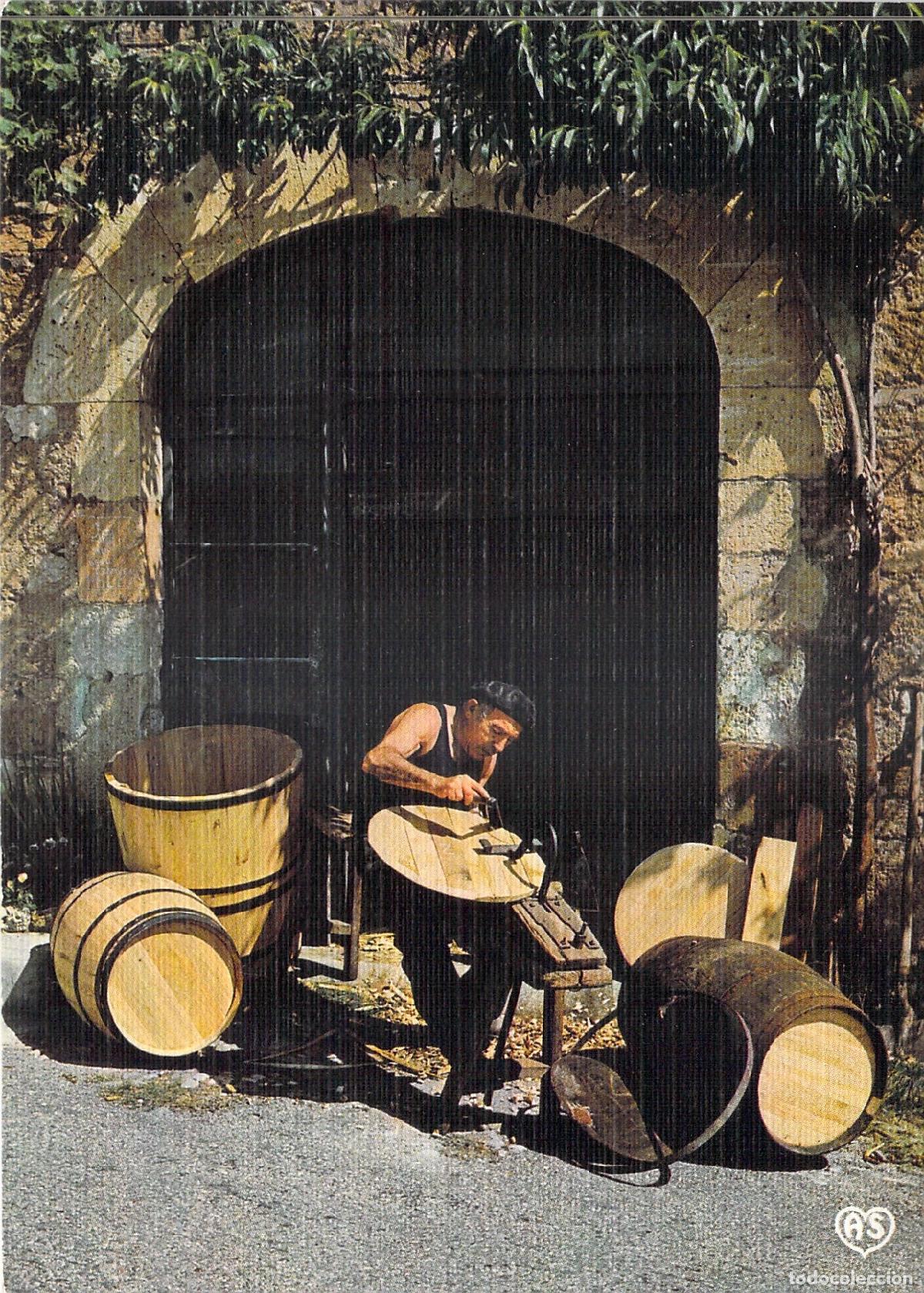 Postales: Postal Tradiciones: El Tonelero, Oficios Antiguos, Colecci&oacute;n AS de Coeur