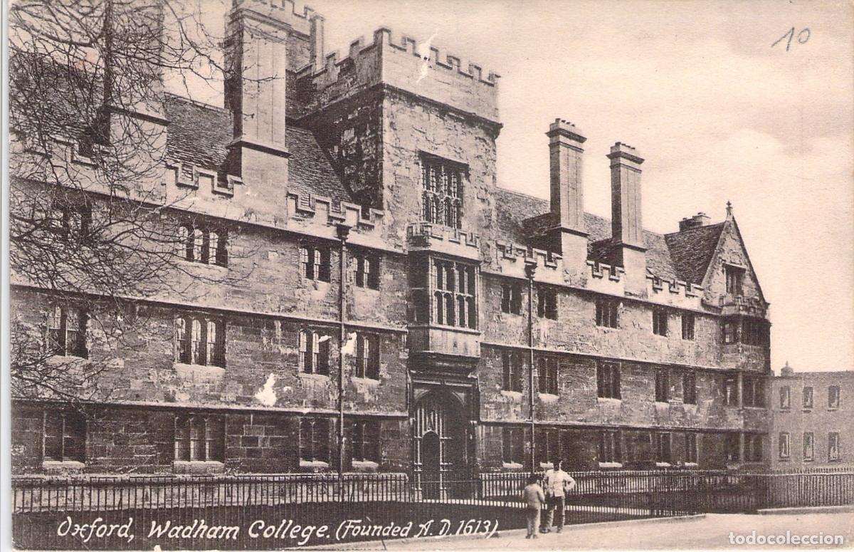 Postales: Postal de Wadham College en Oxford, Inglaterra