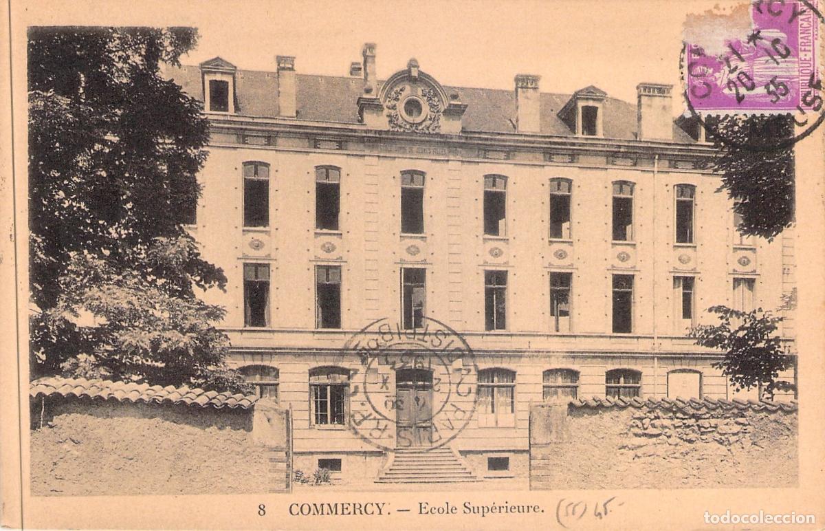 Postales: Postal de la Escuela Superior de Commercy, Francia