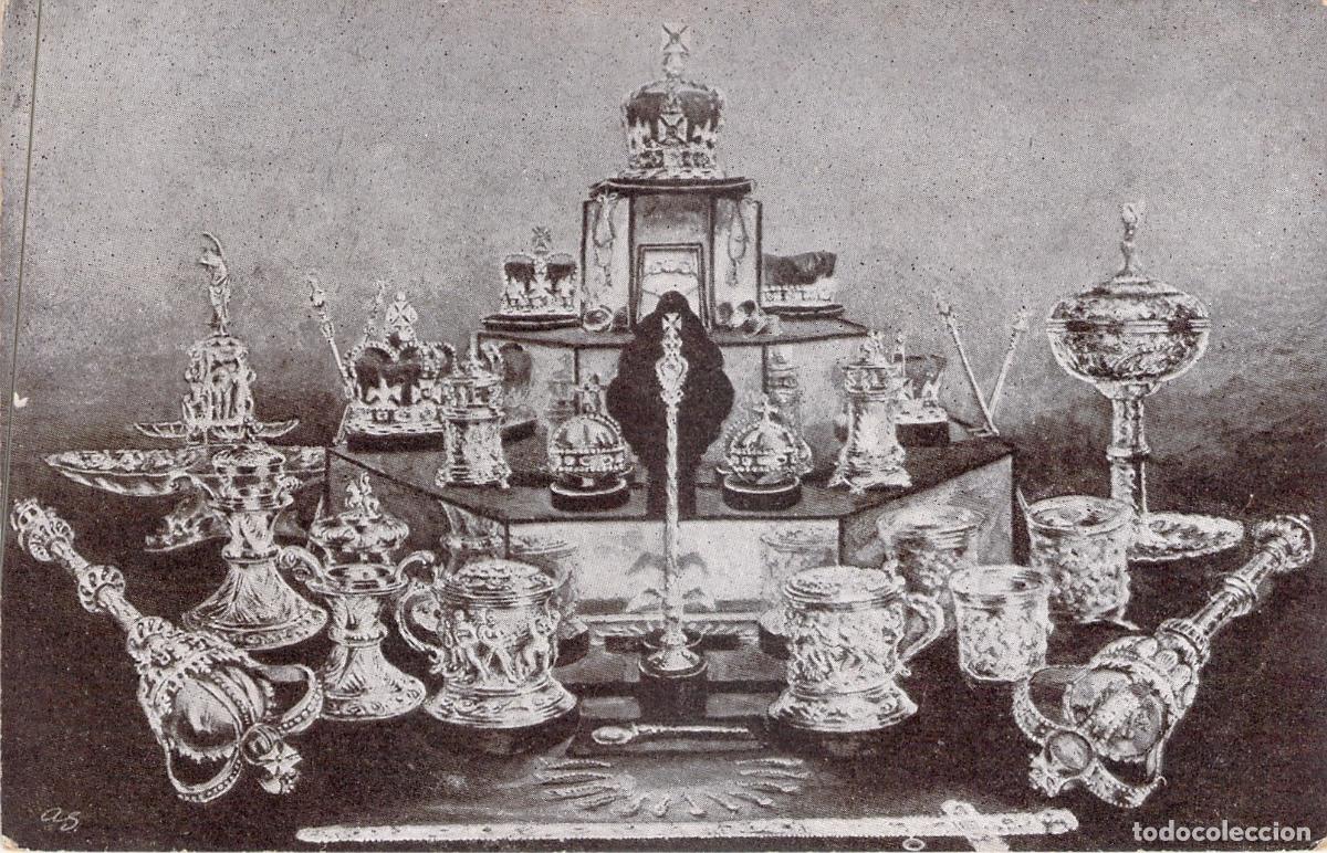 Postales: Postal de las Joyas de la Corona en la Torre de Londres