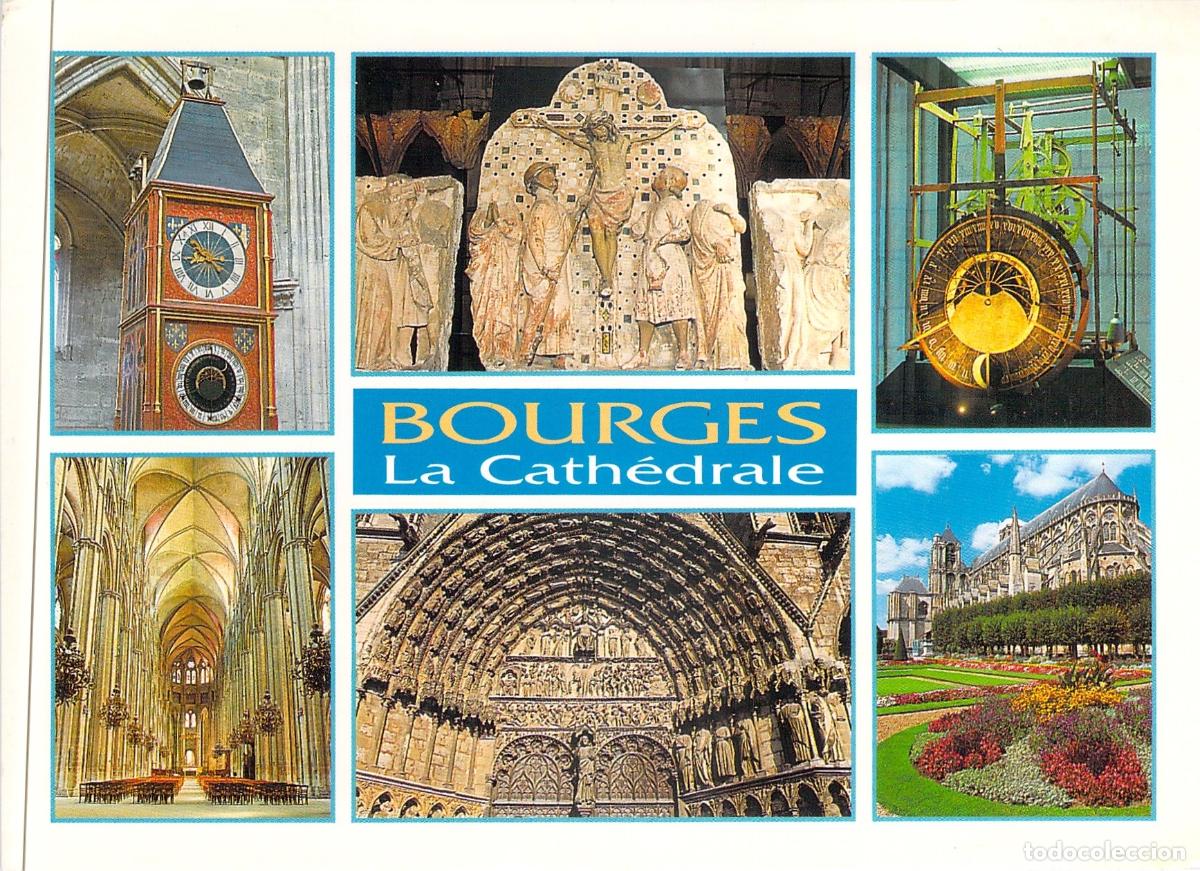Postales: Postal de la Catedral de Bourges, Francia - Multivista