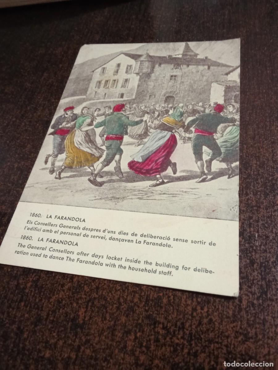 Postales: Andorra Hist&oacute;rica n&ordm;3 la Farandola