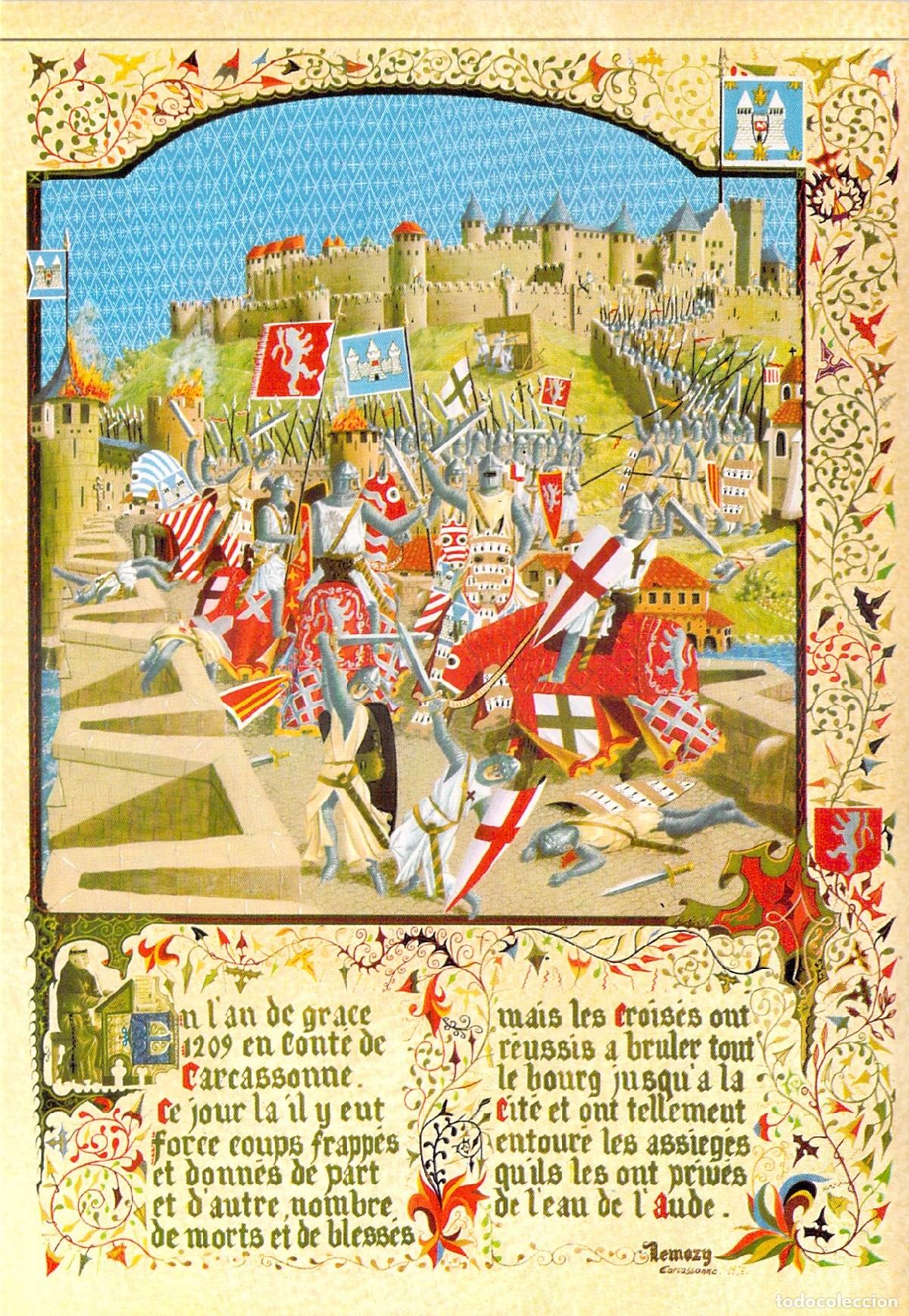 Postales: Postal Historia del Catarismo Sitio de Carcassonne
