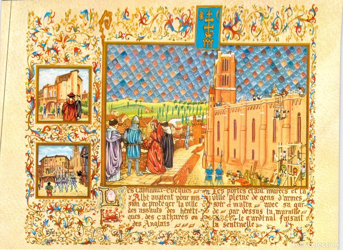Postales: Postal Albi Historia del Catarismo - Vigilancia de los Cardenales
