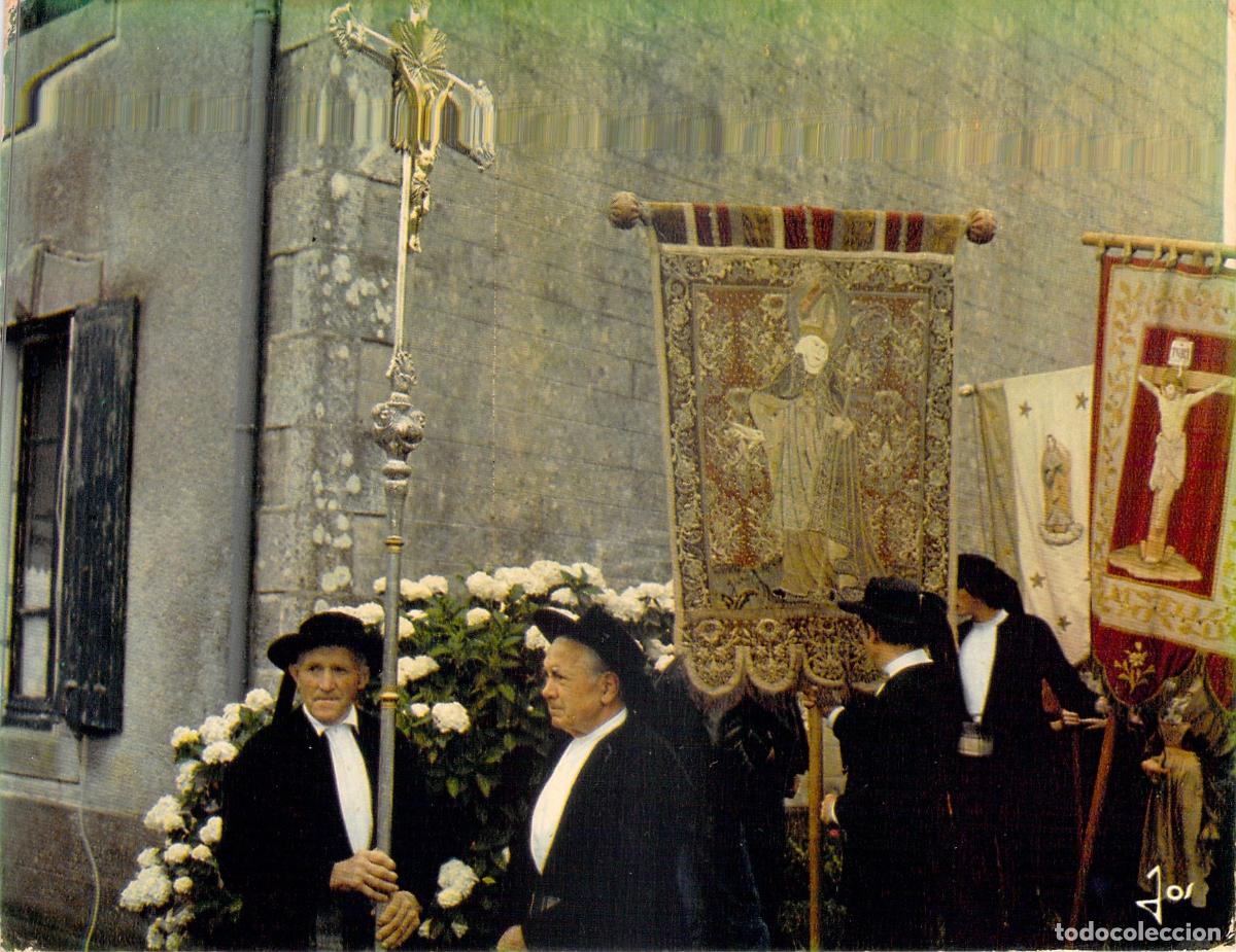 Postales: Postal de la Procesi&oacute;n del Pardon de Saint Ildut en Sizun, Breta&ntilde;a