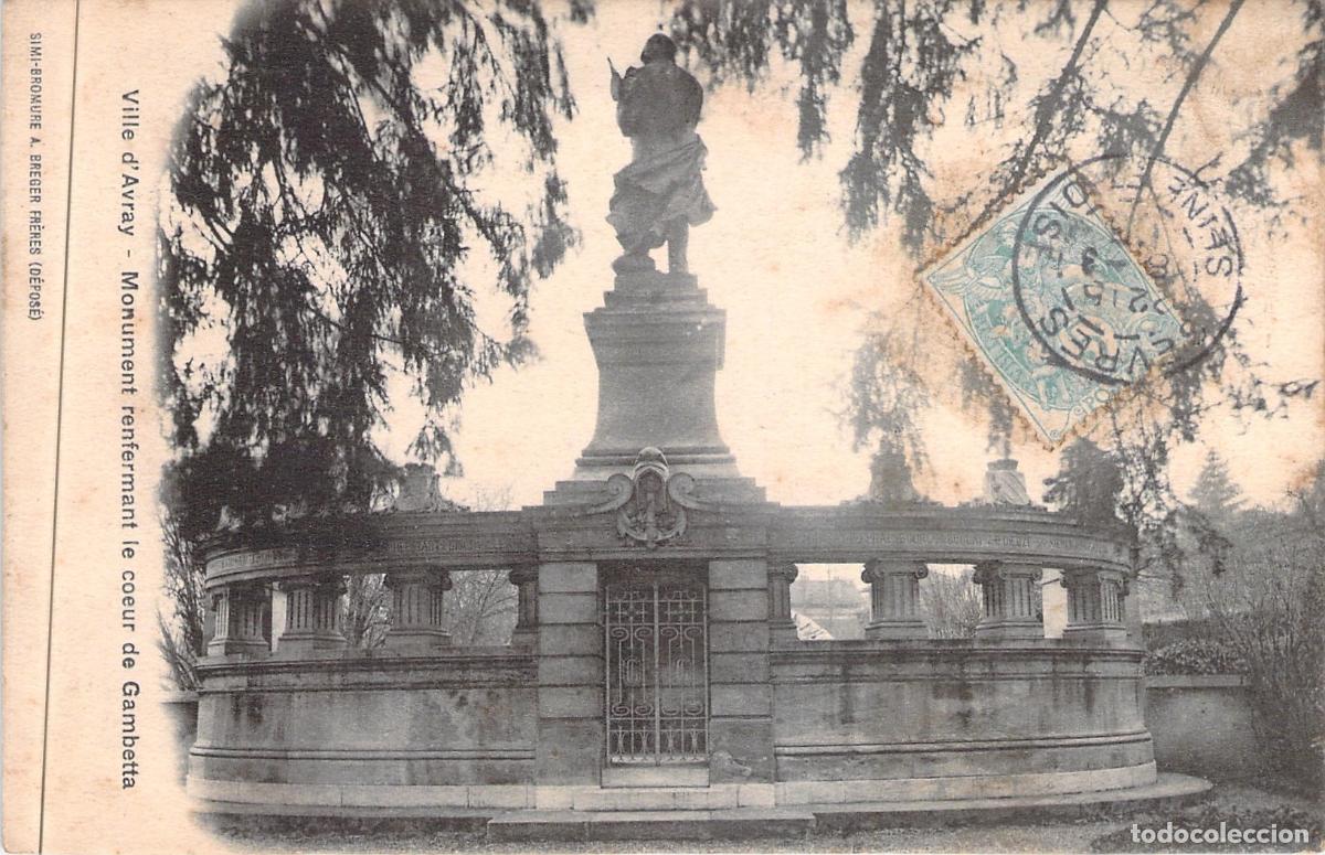 Postales: Postal de Ville-d'Avray - Monumento al Coraz&oacute;n de Gambetta