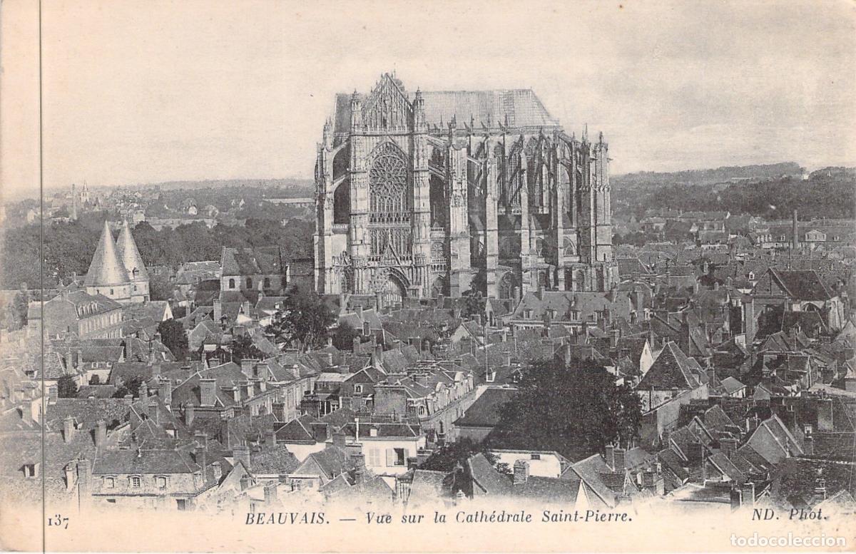 Postkarten: Postal de la Catedral de San Pedro en Beauvais, Francia