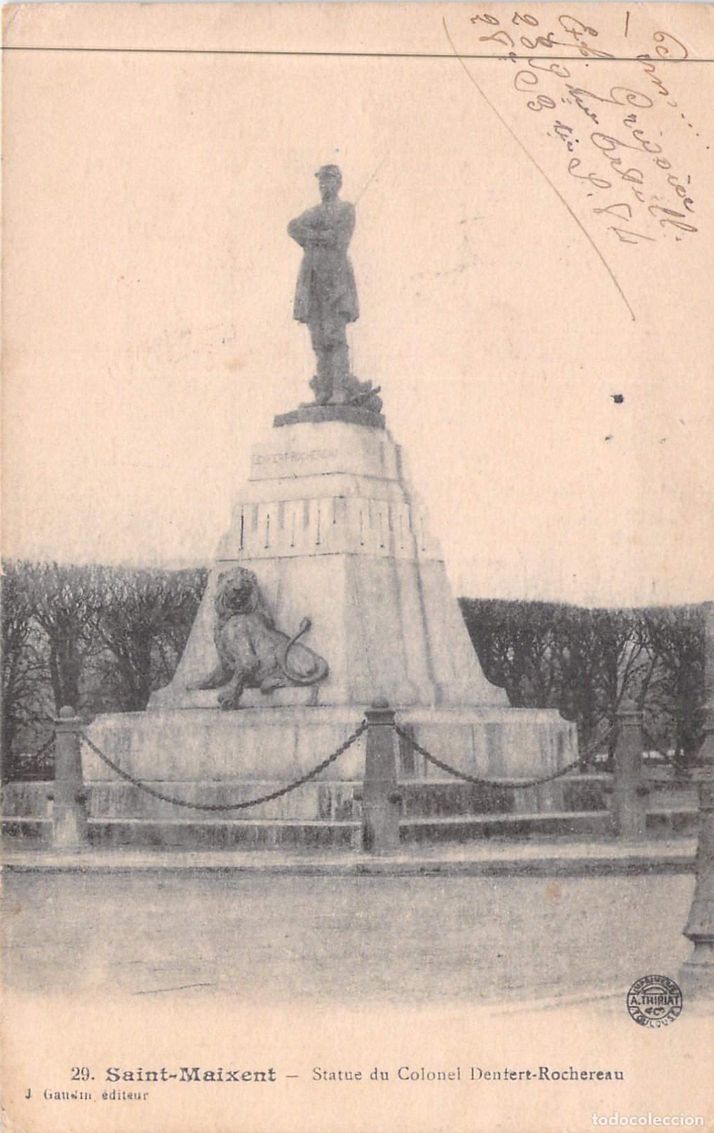 Postkarten: Postal Estatua del Coronel Denfert-Rochereau en Saint-Maixent