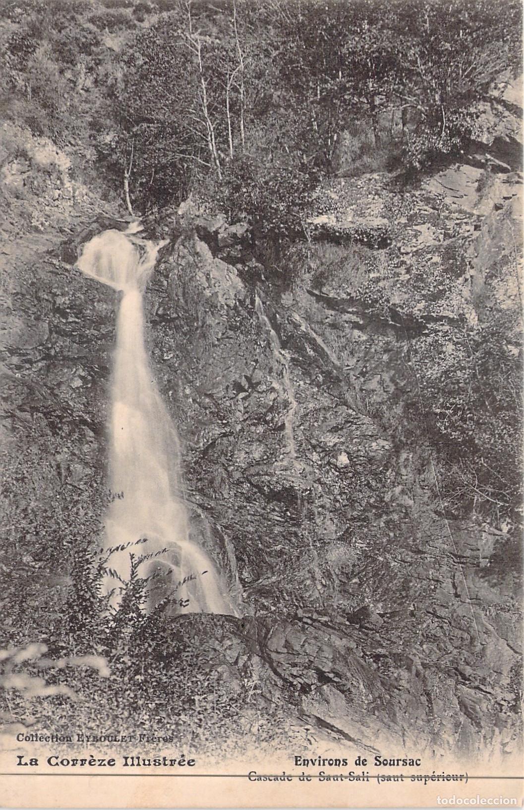 Postales: Postal de la Cascada de Saut-Sali en Soursac, Corr&egrave;ze