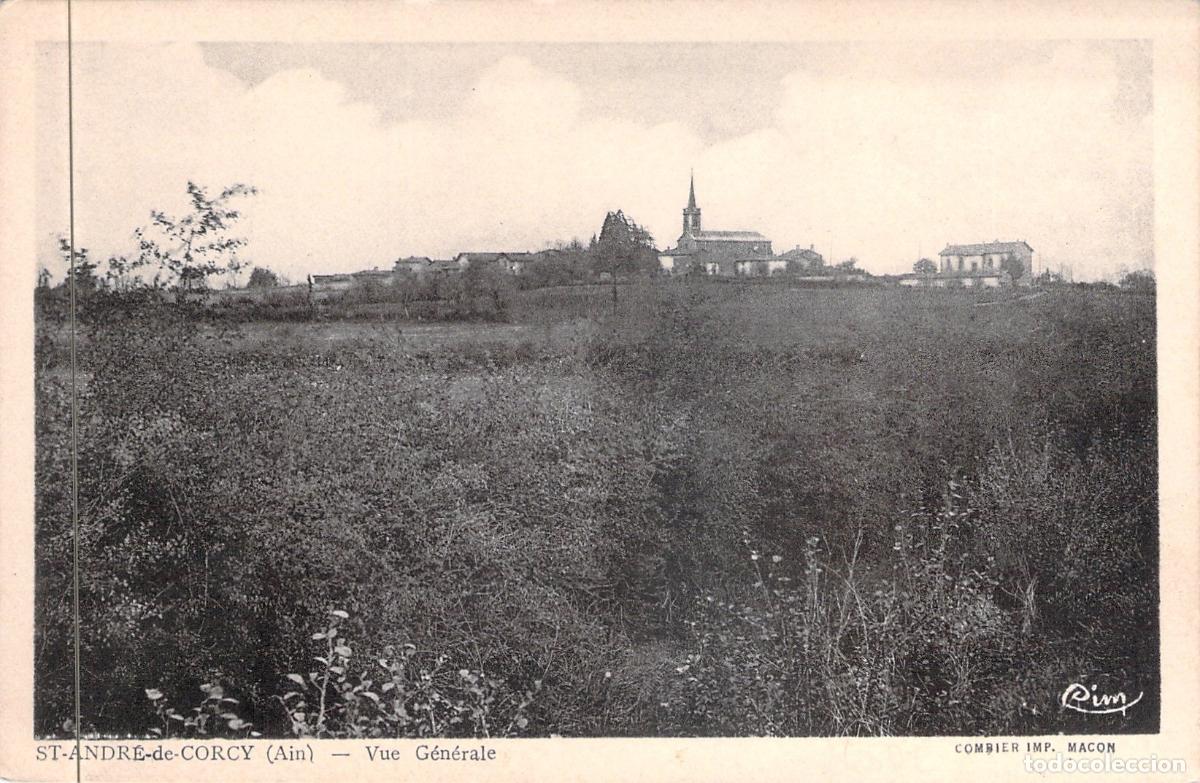 Postales: Tarjeta Postal Vista General de Saint-Andr&eacute;-de-Corcy, Ain, Francia