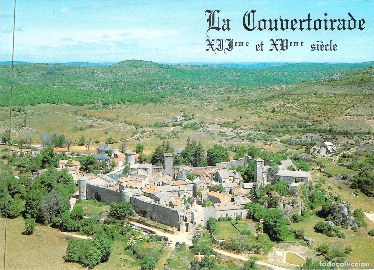 Postales: Postal de la Ciudad Medieval de La Couvertoirade, Francia