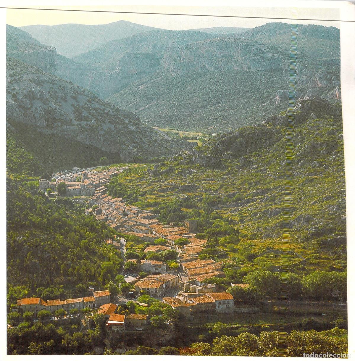 Postales: Postal de Saint-Guilhem-le-D&eacute;sert y las Gorges du Verdus, Francia