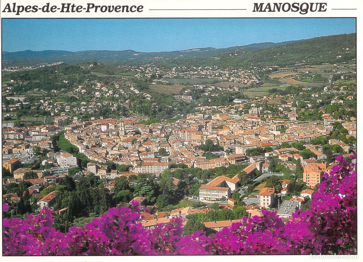 Postales: Postal de la ciudad de Manosque, Alpes de Haute-Provence