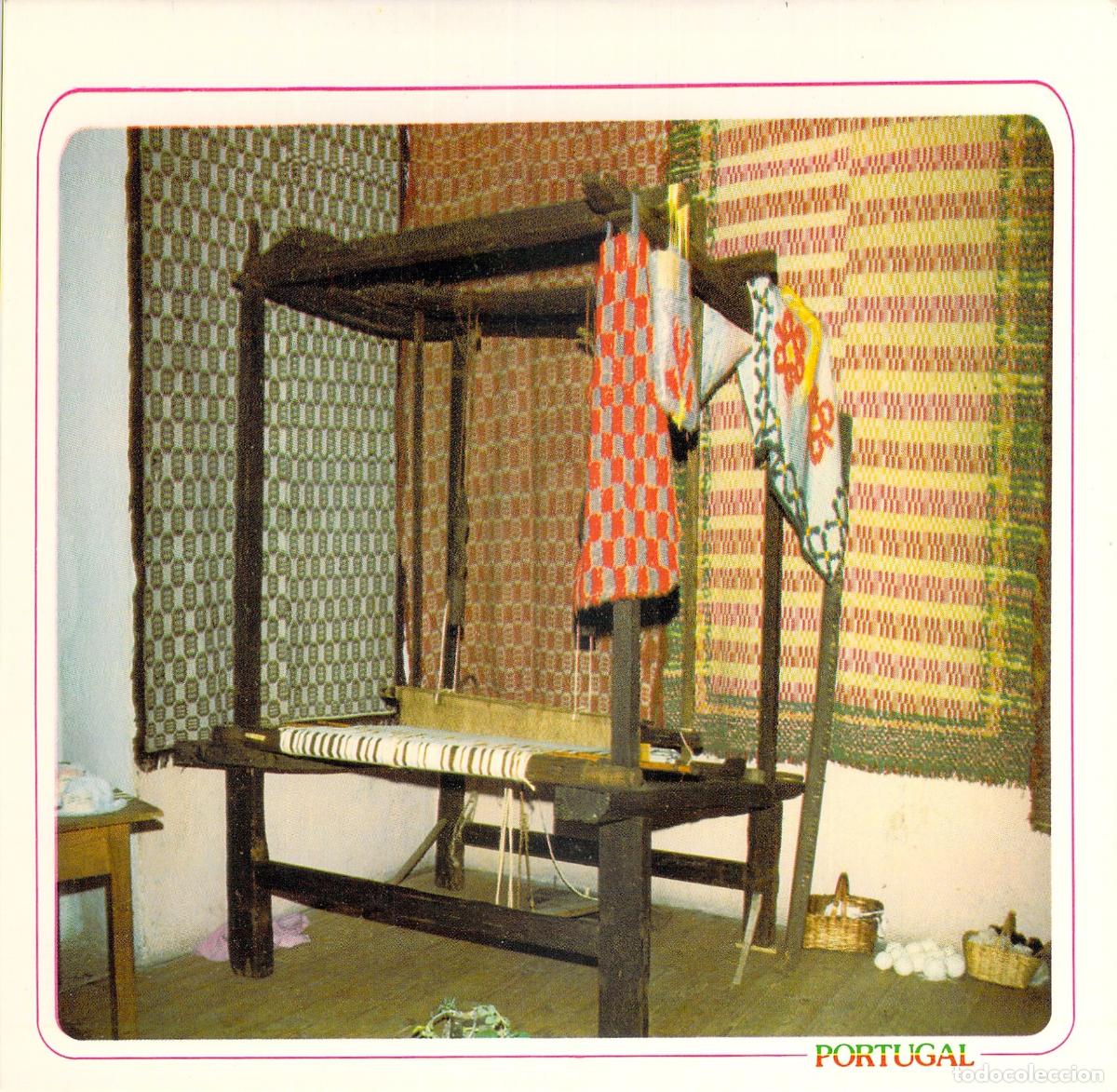 Postales: Postal de Telar Artesanal T&iacute;pico de Portugal