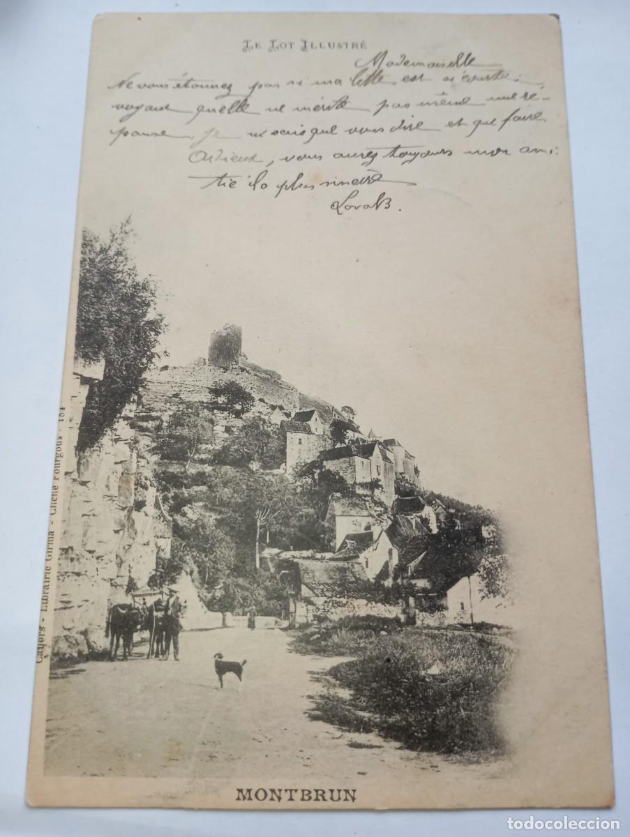Postales: Postal antigua de Francia animada