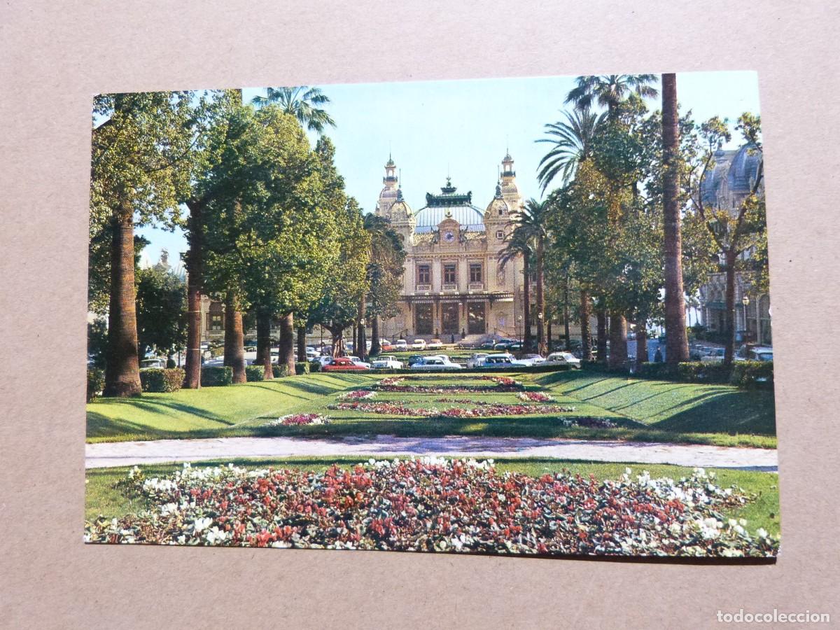 Postales: Postal de Cote d'Azur Principado de Monaco - El Casino y los Jardines