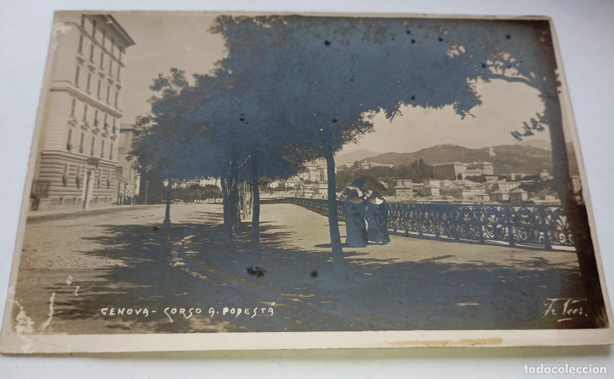 Postales: Postal fotogr&aacute;fica G&eacute;nova Italia Corso Podesta