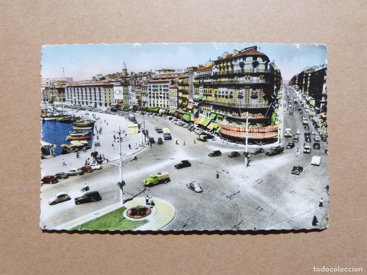 Postales: Postal de Marsella Marseille Rue de la Republique et quai du Port - Edition Tardy - A&ntilde;os 50