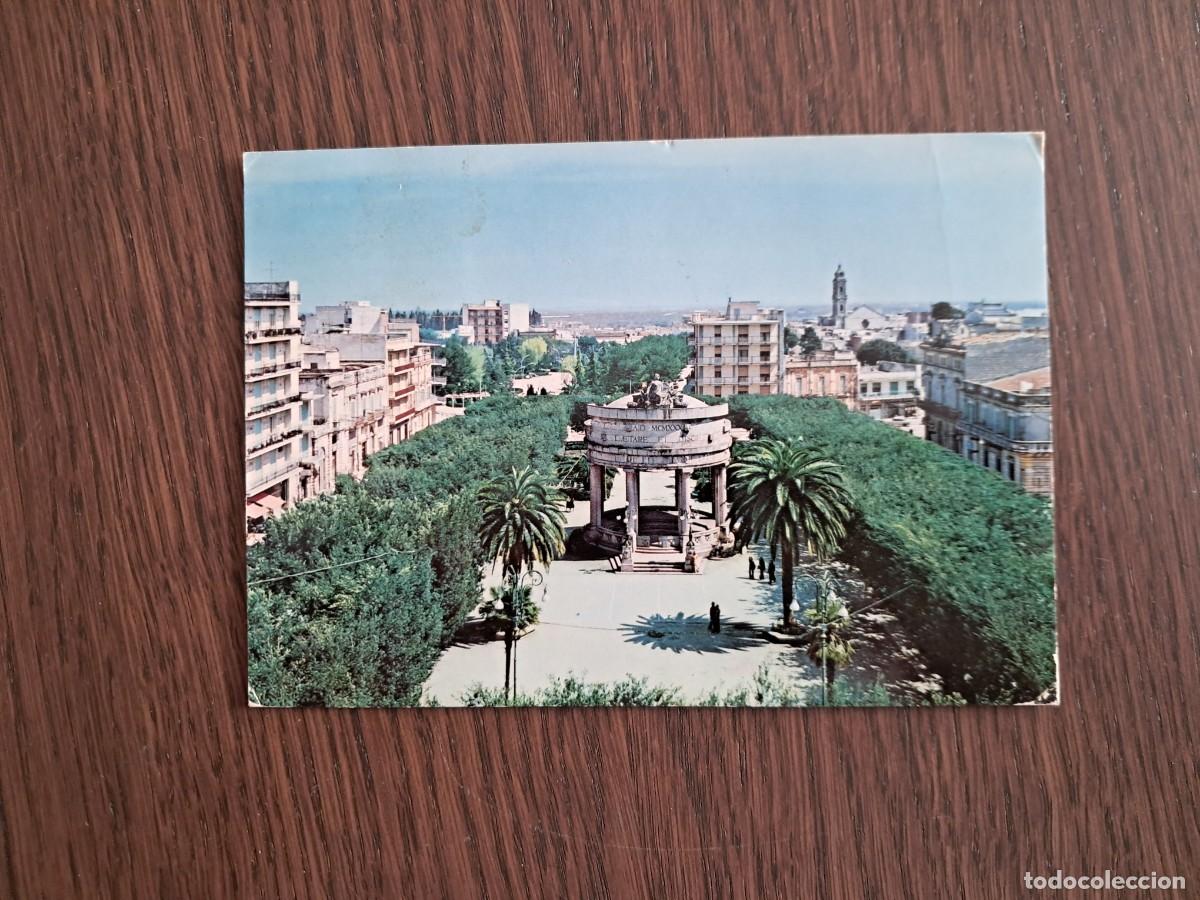 Postales: postal de Italia, jard&iacute;n p&uacute;blico, Acquaviva delle Fonti, Bari. escrita, a&ntilde;o 1975.