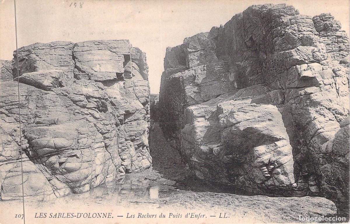 Postales: Postal Les Sables-d'Olonne - Les Rochers du Puits d'Enfer - Francia