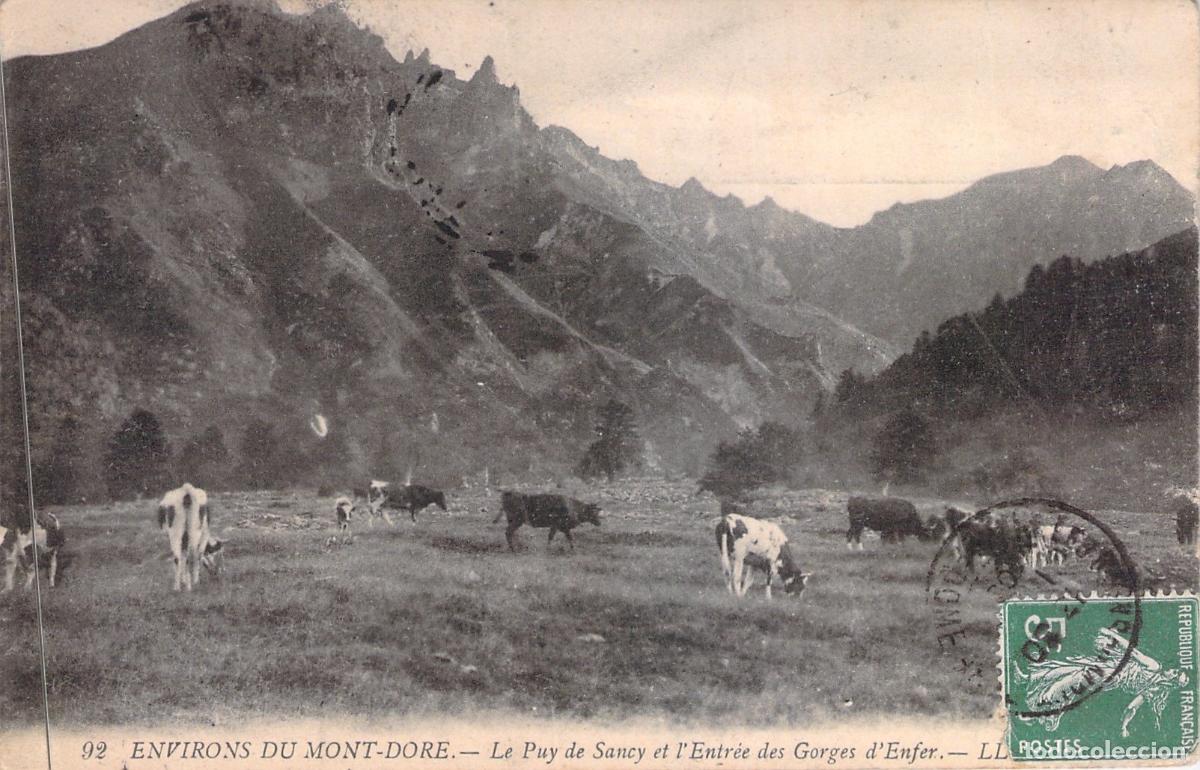 Postales: Postal de Environs du Mont-Dore, Puy de Sancy y Gorges d'Enfer
