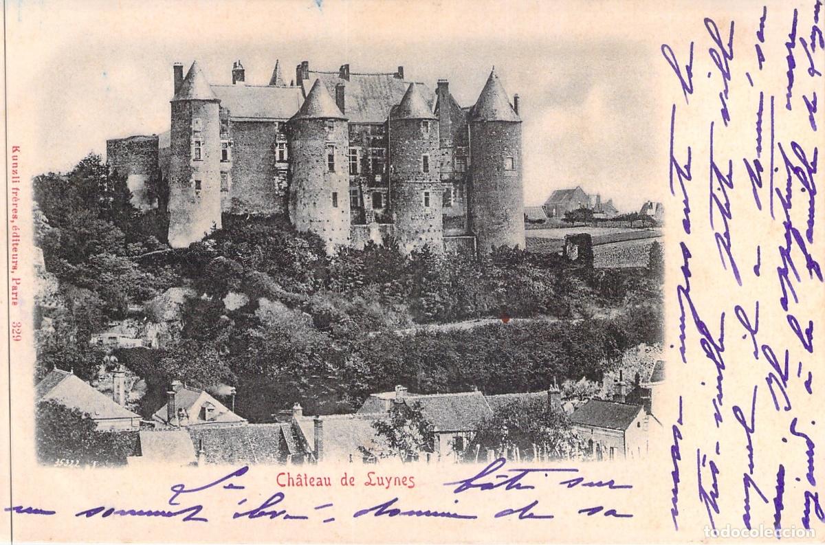 Postales: Postal del Castillo de Luynes, Francia - Arquitectura Medieval
