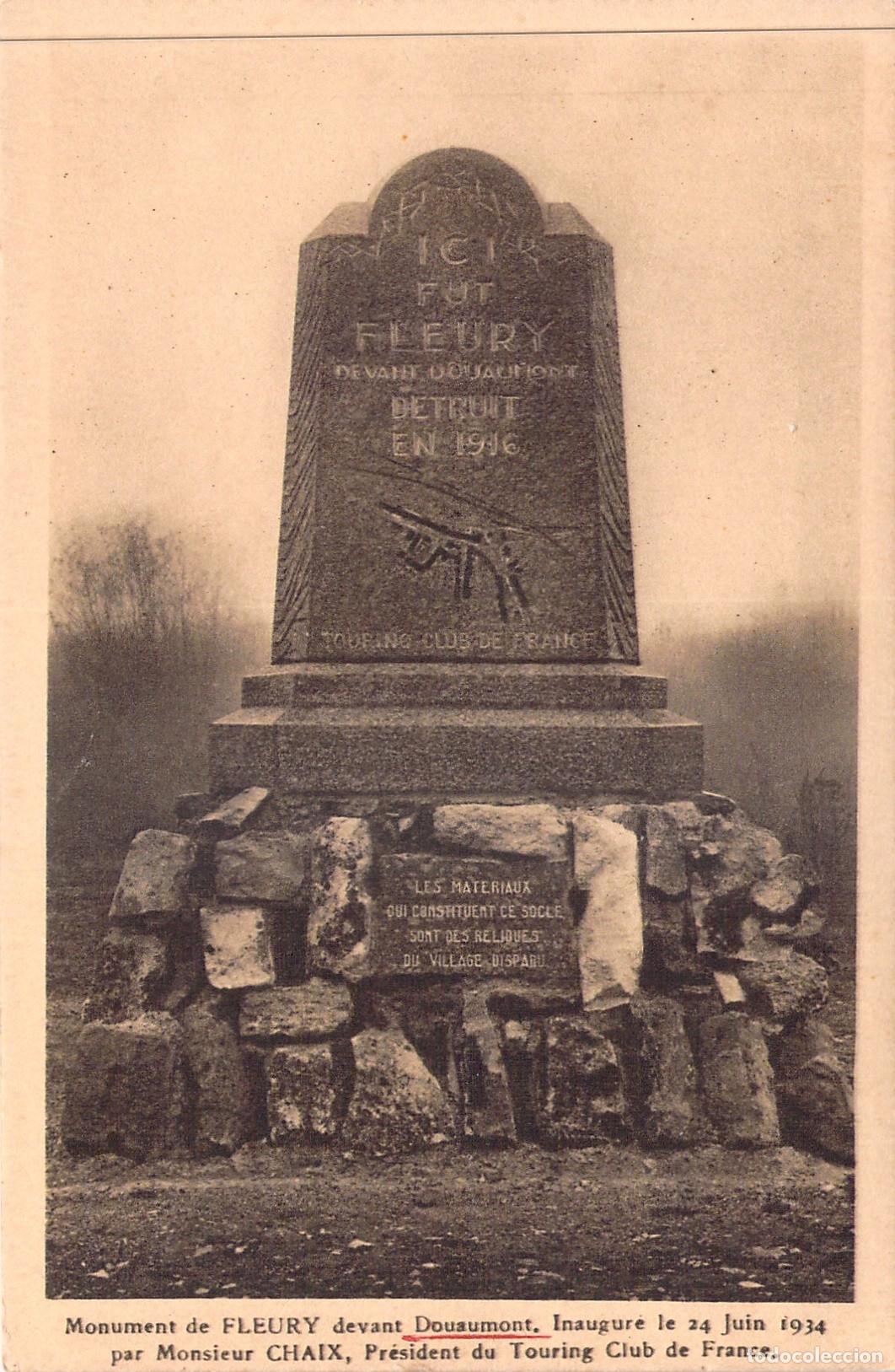 Postales: Postal Monumento de Fleury devant Douaumont Francia