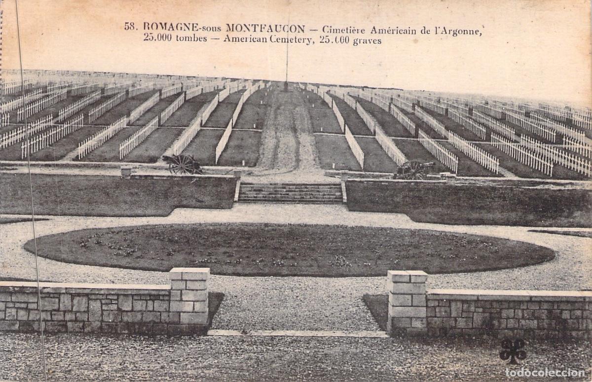 Postales: Postal Cementerio Americano Meuse-Argonne Francia