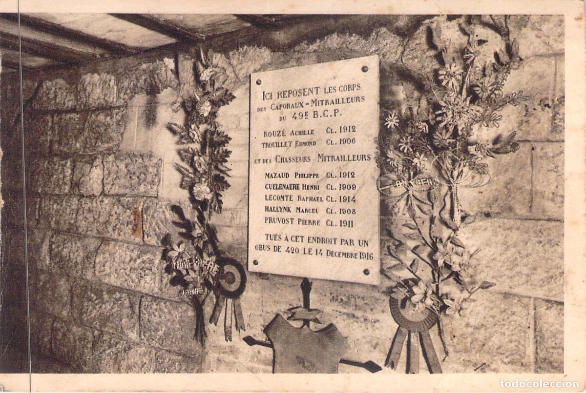 Postales: Postal Fuerte de Douaumont Casamata Memorial Primera Guerra Mundial