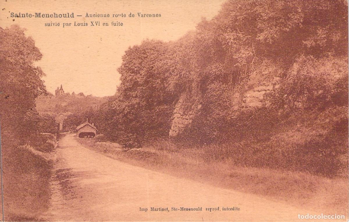 Postales: Postal de Sainte-Menehould, Ruta Hist&oacute;rica de Luis XVI en Varennes