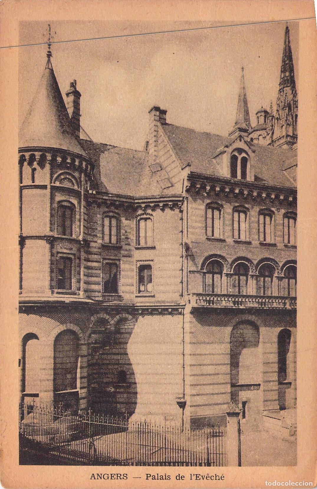 Postales: Postal de Angers: Palais de l'&Eacute;v&ecirc;ch&eacute;, Francia