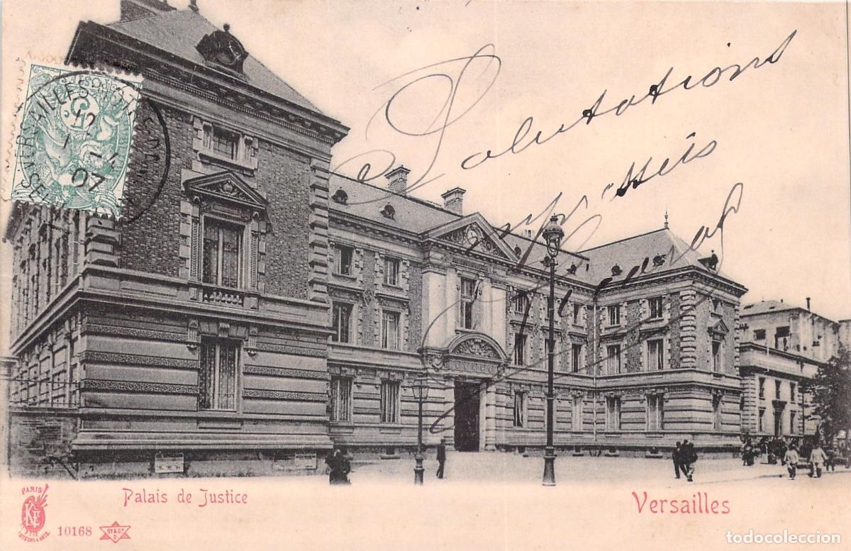 Postales: Tarjeta Postal Palacio de Justicia de Versailles, Francia