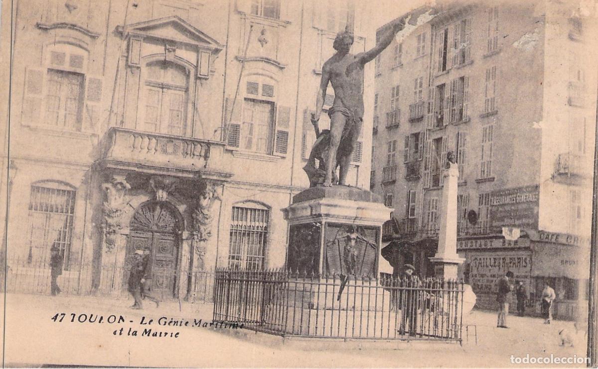 Postales: Postal de Toulon con Le G&eacute;nie Maritime y el Ayuntamiento