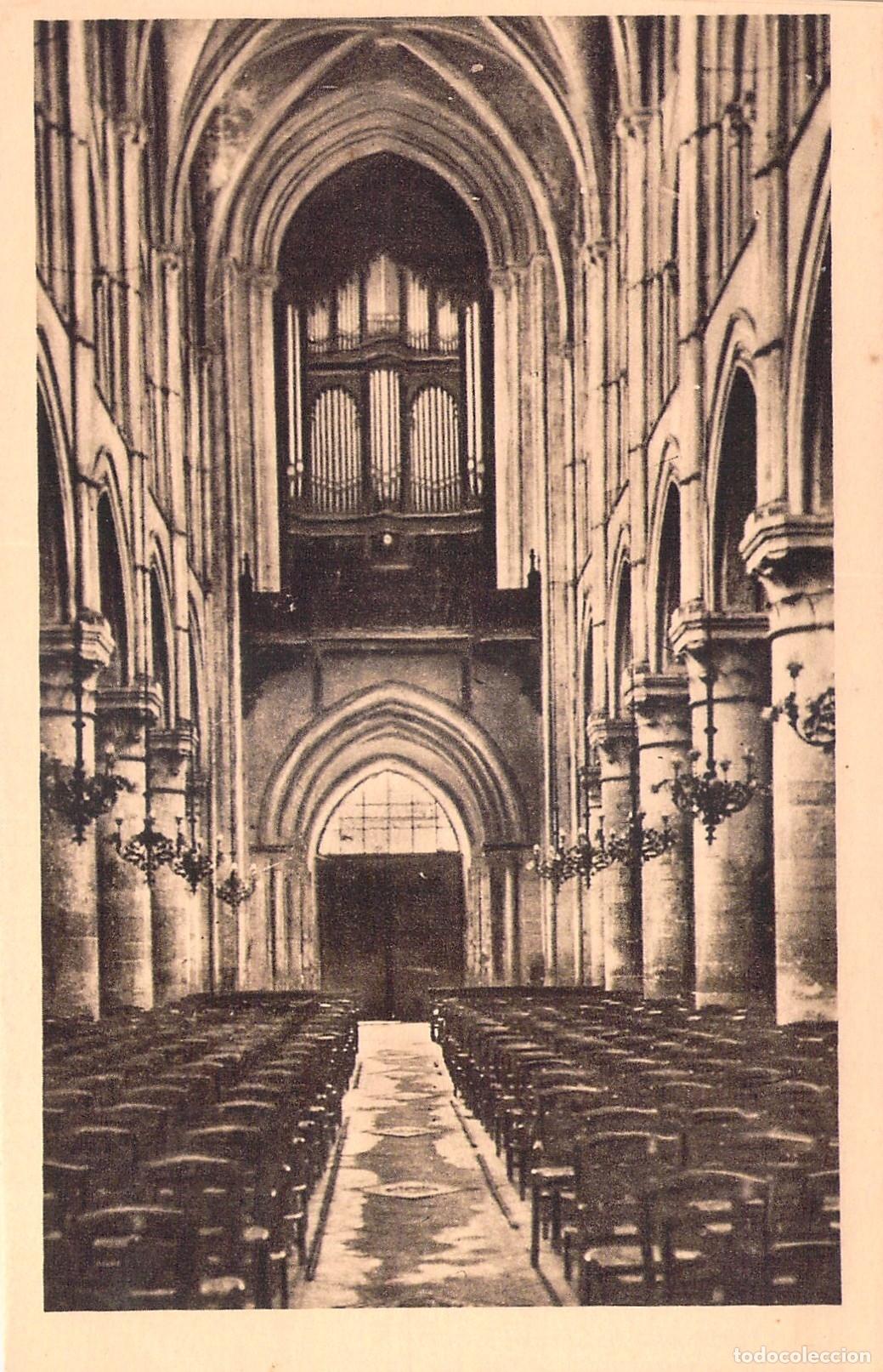 Postales: Postal de la Catedral de San Pedro en Lisieux, &Oacute;rgano Interior