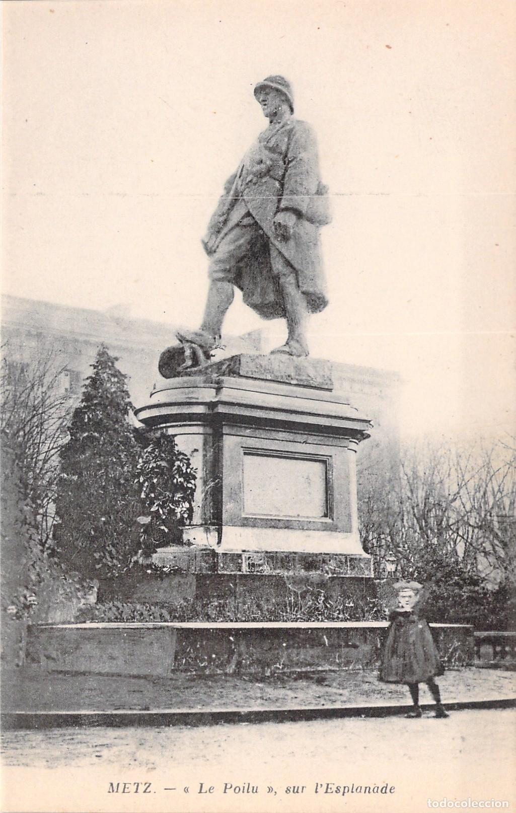 Postales: Postal de Metz Monumento Le Poilu en la Explanada