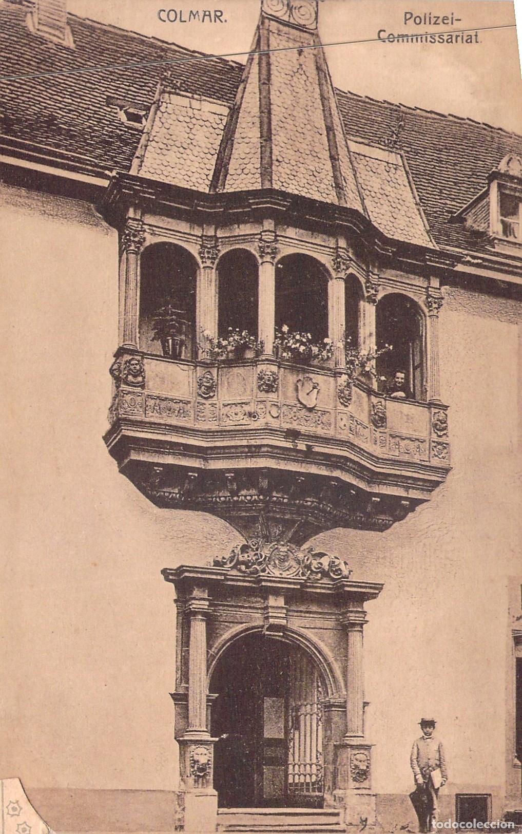Postales: Postal de la Comisar&iacute;a de Polic&iacute;a en Colmar, Alsacia