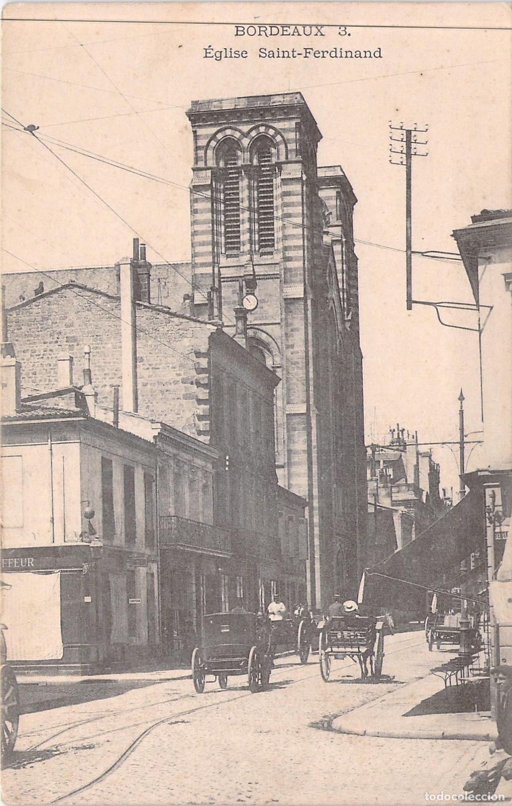 Postales: Postal de Bordeaux, Iglesia de Saint-Ferdinand, Francia