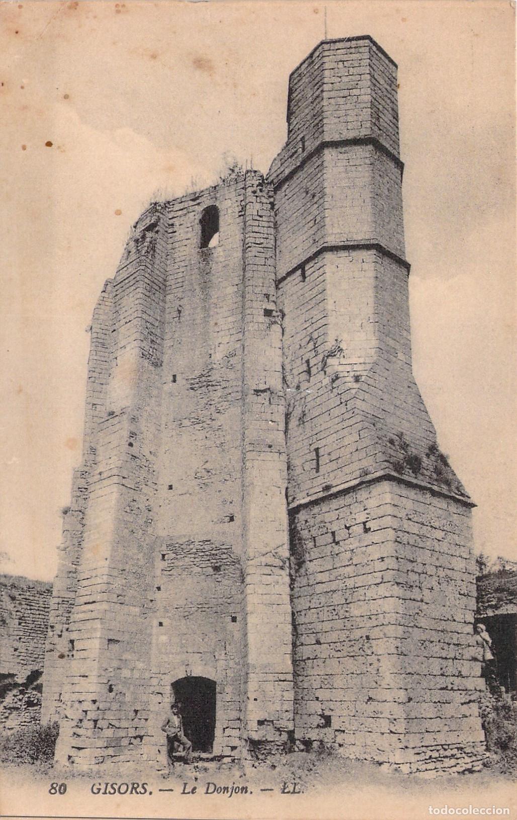 Postales: Postal de Gisors, Francia - El Torre&oacute;n (Le Donjon)