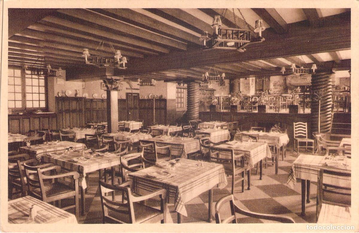 Postales: Postal del Comedor del Hotel de la Truffe Noire en Brive, Francia
