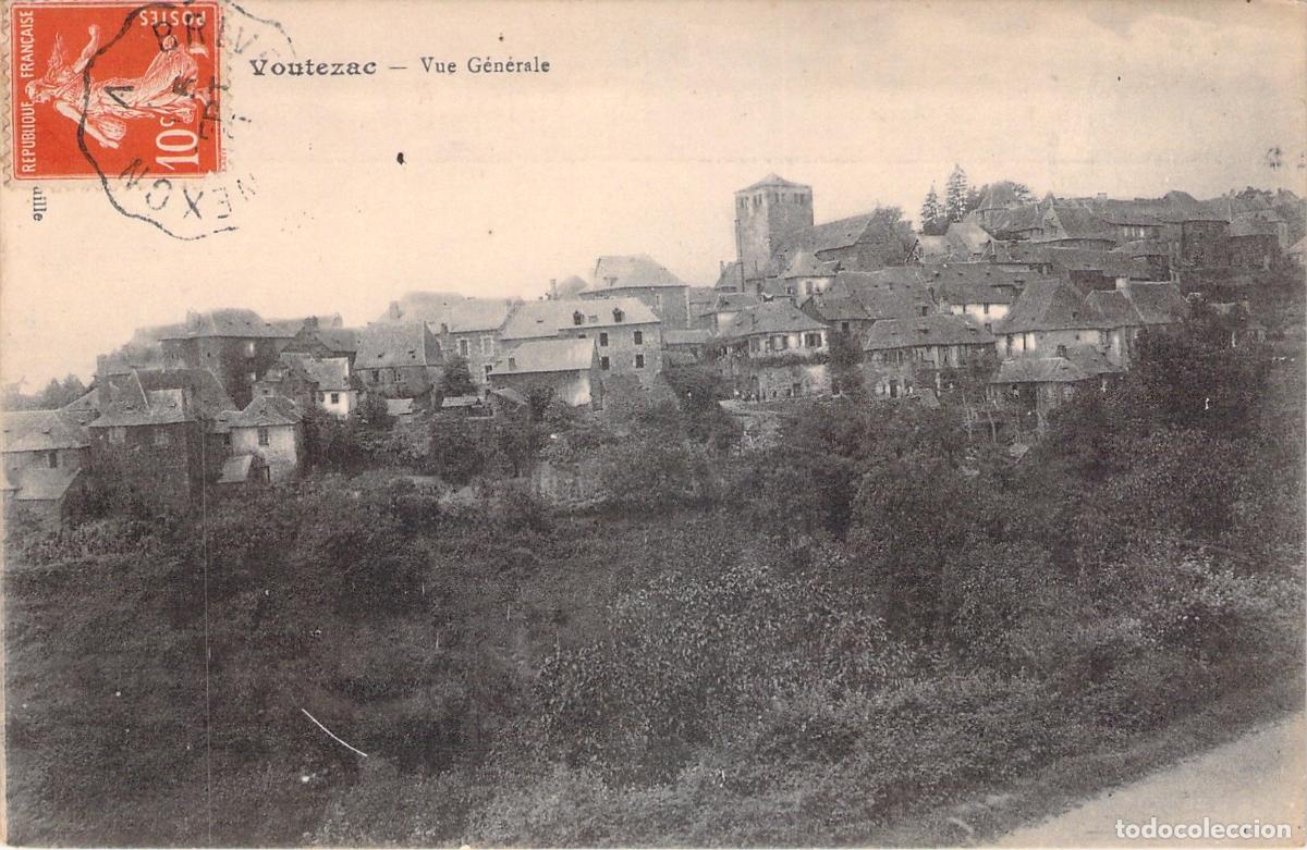Postales: Postal de Voutezac, Francia - Vista General del Pueblo