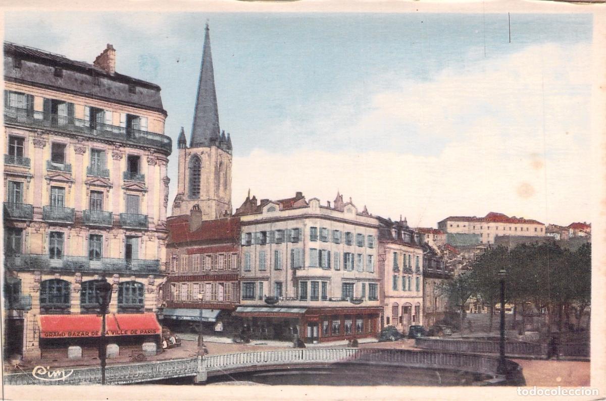 Postales: Postal de Tulle, Corr&egrave;ze: Pont de la Mairie y Place Municipale