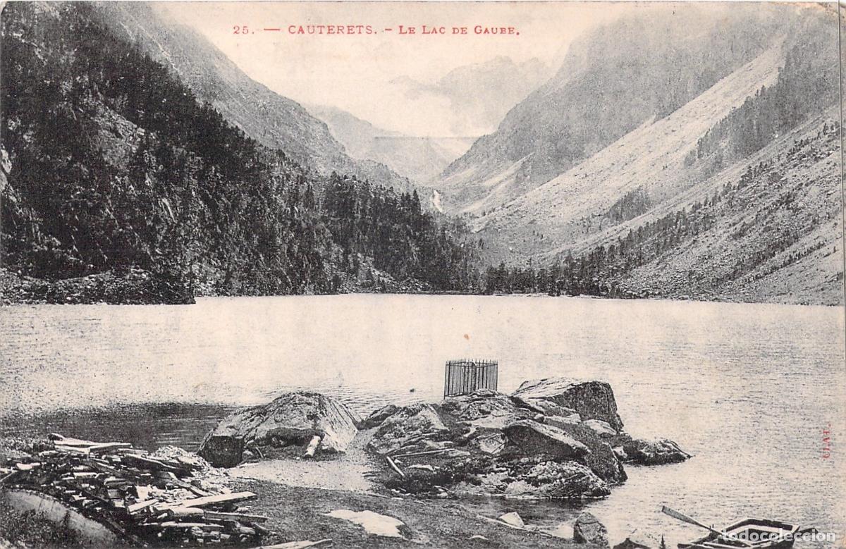 Postales: Postal del Lago de Gaube en Cauterets, Pirineos Franceses
