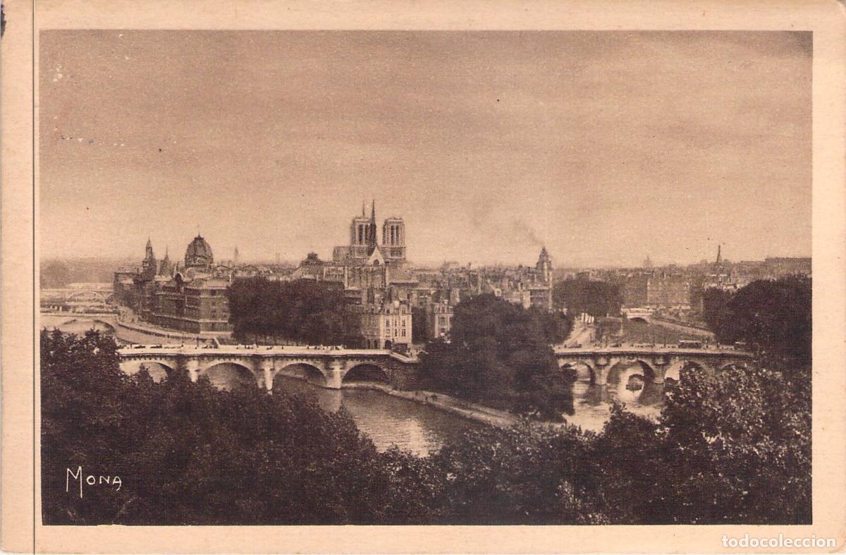 Postcards: Postal de Par&iacute;s: Vista del Pont-Neuf y la Isla de la Cit&eacute;
