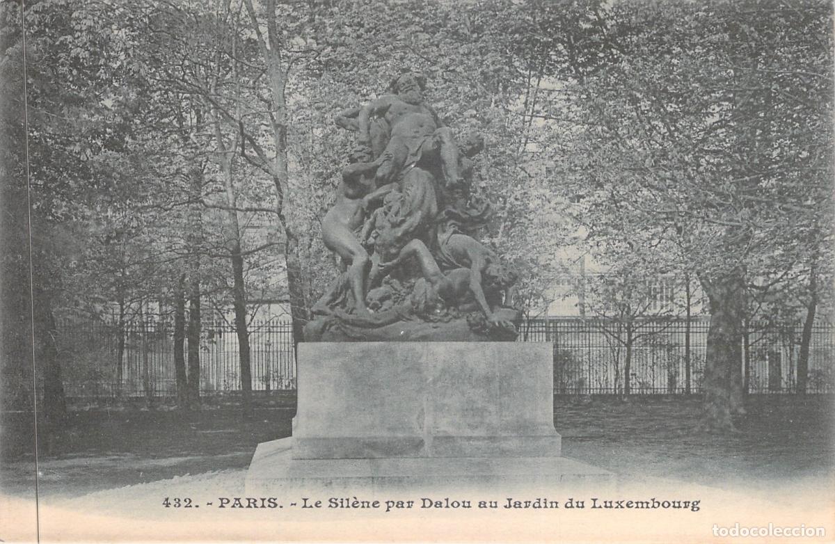 Postcards: Postal de la Escultura El Sileno de Dalou en el Jard&iacute;n del Luxemburgo